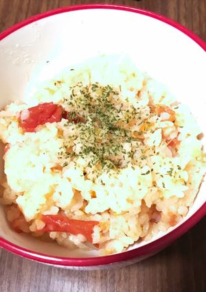 平野レミトマトと玉ねぎの炊き込みリゾット-レシピのメイン写真