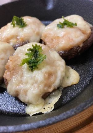 丸ごと椎茸のツナポテ焼き-レシピのメイン写真