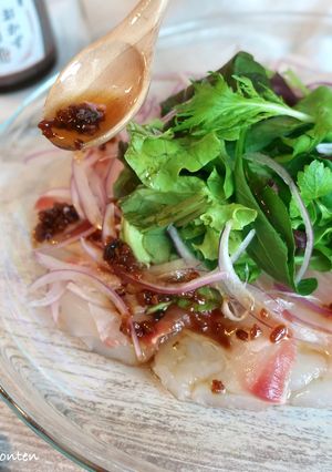 おかず醤油糀で食べる和風カルパッチョ-レシピのメイン写真