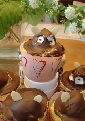 『たぬきケーキ』-レシピのメイン写真