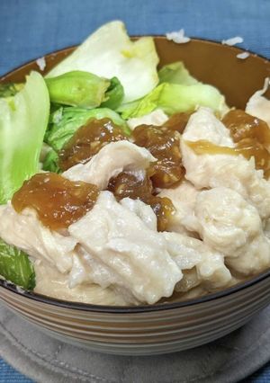 レンチン鶏ムネ肉よだれ風-レシピのメイン写真