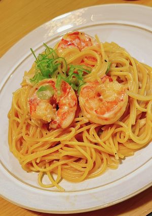 海老の醤油クリームパスタ-レシピのメイン写真