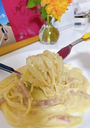 カルボナーラ-レシピのメイン写真