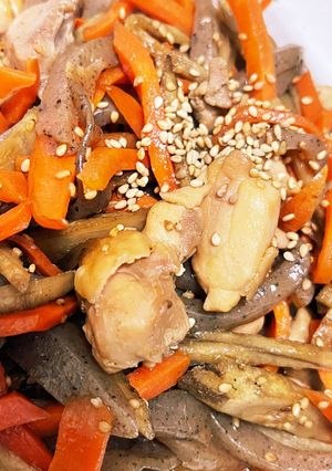 胃袋掴める！鶏ごぼうきんぴら！-レシピのメイン写真