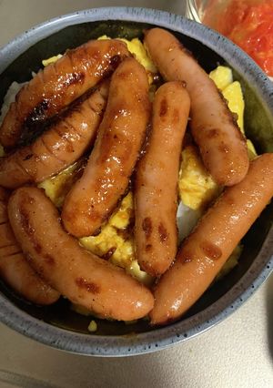 ウインナー丼-レシピのメイン写真
