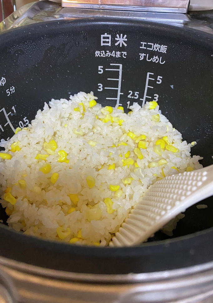 とうもろこしご飯（2合）-レシピのメイン写真
