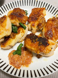 鶏もも肉の梅味噌焼き-レシピのメイン写真
