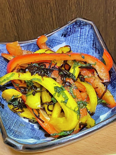 パプリカの塩昆布&大葉和え-レシピのメイン写真