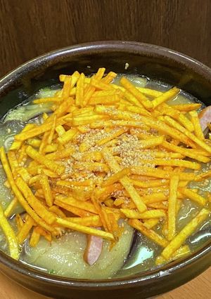 茄子の塩ラーメン・カラムーチョのせ-レシピのメイン写真