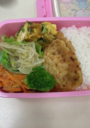 お弁当のおかず(ダイエットハンバーグ編)-レシピのメイン写真