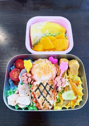 アイスクリーム弁当☆幼稚園用☆年少　-レシピのメイン写真