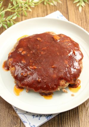 簡単！もろこしビッグハンバーグ-レシピのメイン写真