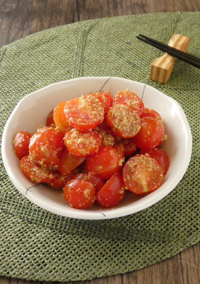 ミニトマトのごま和え-レシピのメイン写真