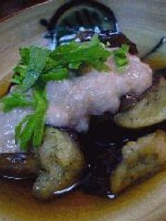 焼き茄子とろろ-レシピのメイン写真
