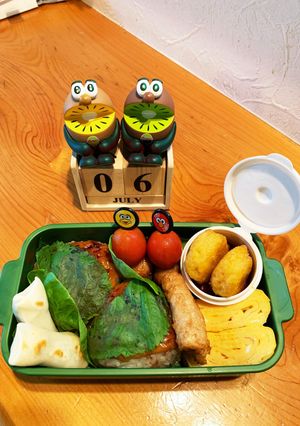 高一長女 お弁当(味噌焼きおにぎり5)-レシピのメイン写真