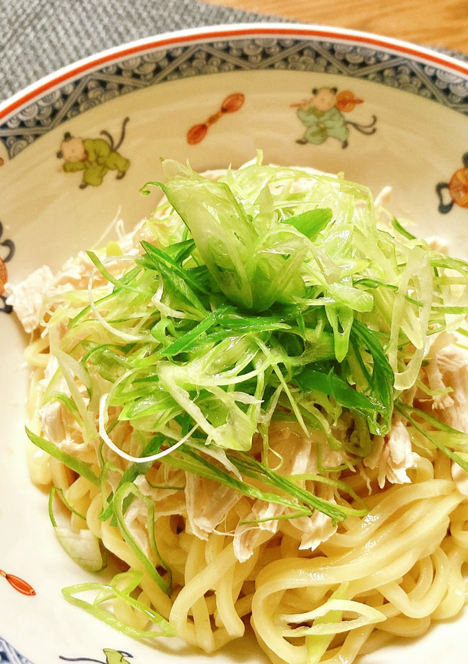 ねぎ鶏和え麺 混ぜ麵 混ぜそば-レシピのメイン写真