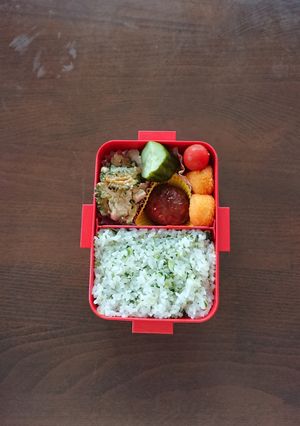 中学生女子弁当2023.7.06-レシピのメイン写真