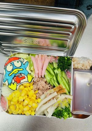 高校男子弁当 ♡ 部活用-レシピのメイン写真