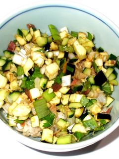夏野菜山形だし♪体冷やさない簡単漢方薬膳-レシピのメイン写真