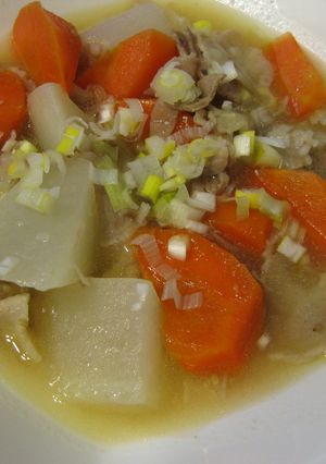 大根・人参・豚ばら肉の煮物-レシピのメイン写真