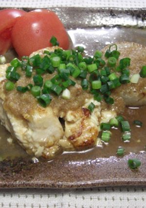 もやしソースが絶品！大根&お豆腐ステーキ-レシピのメイン写真