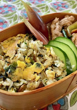 黒トリュフ肉野菜炒め高菜チャーハン-レシピのメイン写真