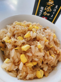 味研焼肉の生だれで作る絶品とうもろこし飯-レシピのメイン写真