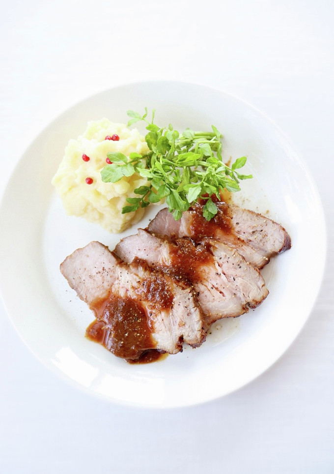 簡単手軽【焼肉のたれでローストポーク風】-レシピのメイン写真