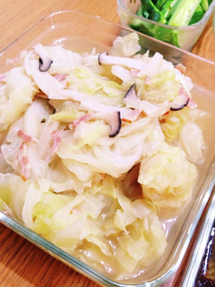 キャベツとベーコンのコンソメ煮-レシピのメイン写真