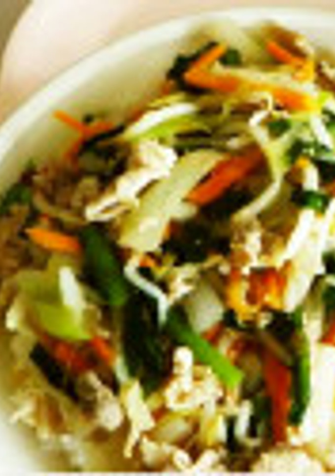 セルフ豚バラねぎ塩丼★宇都宮学校給食-レシピのメイン写真