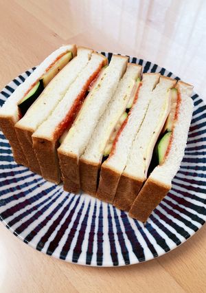 ズッキーニのサンドイッチ-レシピのメイン写真