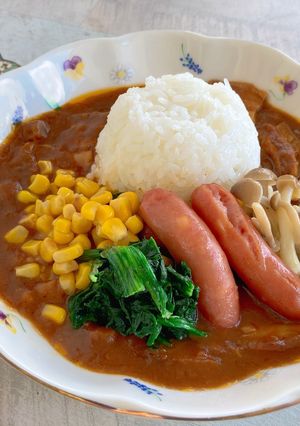 バター香るポキポキトッピングカレー-レシピのメイン写真