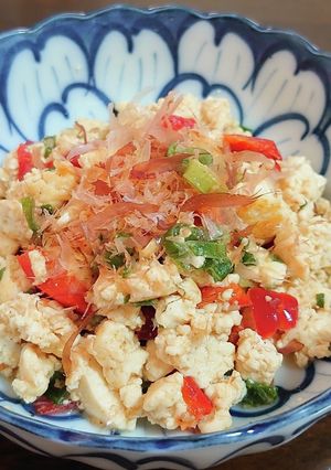 簡単炒り豆腐-レシピのメイン写真