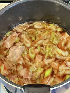 1人分のネギ豚そうめん(熱々つけダレ)-レシピのメイン写真