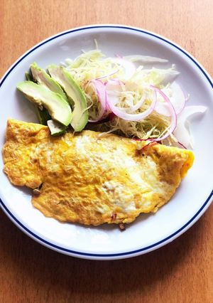 ✾一番簡単✾オートミール納豆オムレツ-レシピのメイン写真