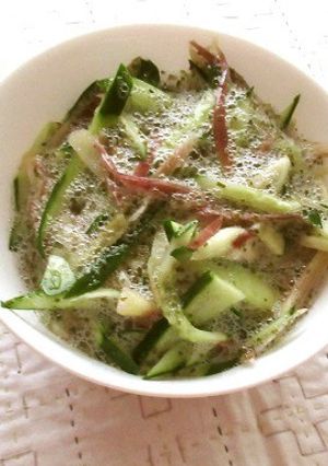 梅と昆布のパワーを火を使わずに-レシピのメイン写真