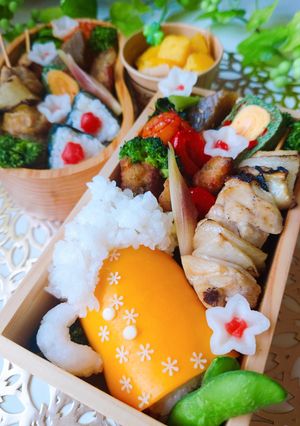 女子学生のお弁当(2023.7.6)-レシピのメイン写真