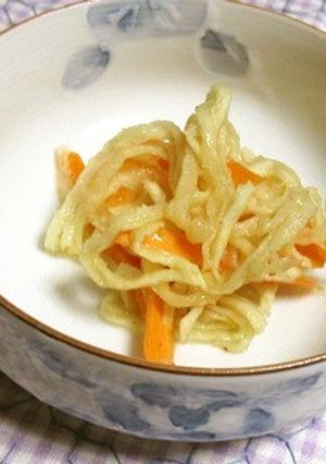 切り干し大根と人参の、甘酸っぱい一品-レシピのメイン写真