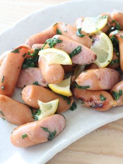 ソーセージのバジルレモン炒め-レシピのメイン写真