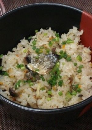 （病院給食）さんま炊き込みご飯-レシピのメイン写真