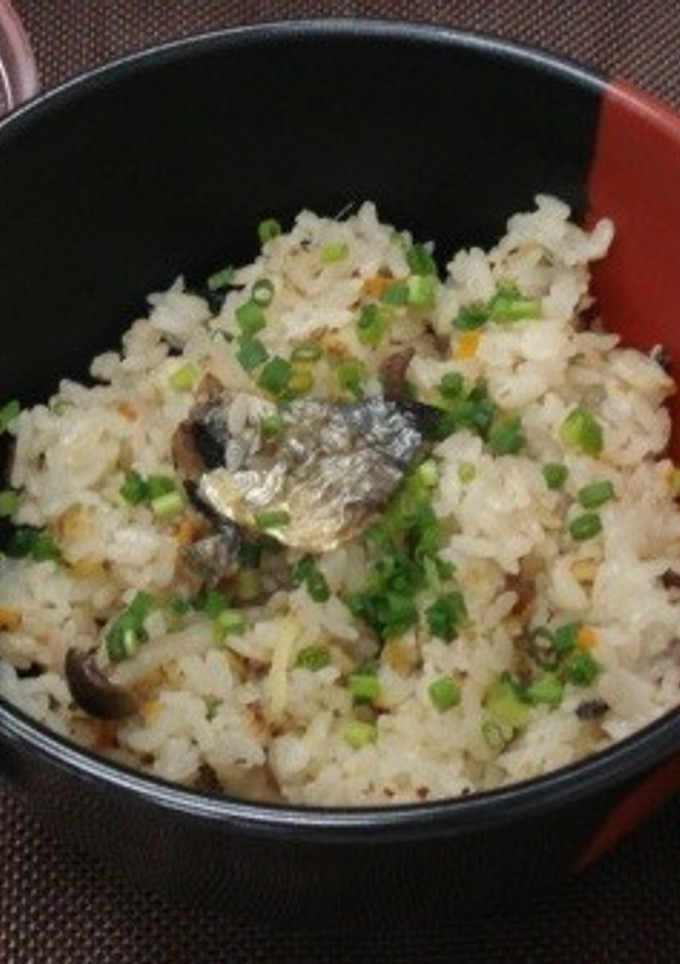 （病院給食）さんま炊き込みご飯-レシピのメイン写真