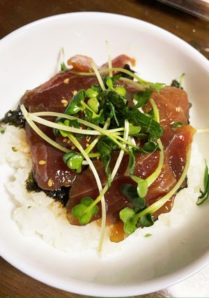 まぐろの漬け丼-レシピのメイン写真