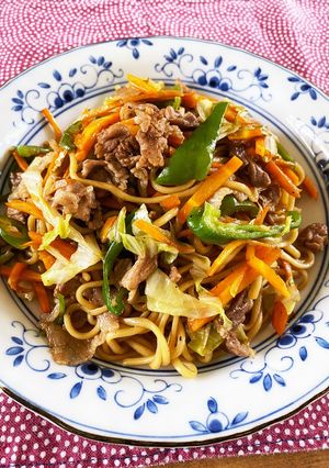 夏休みに簡単♪野菜たっぷり焼きそば♡-レシピのメイン写真