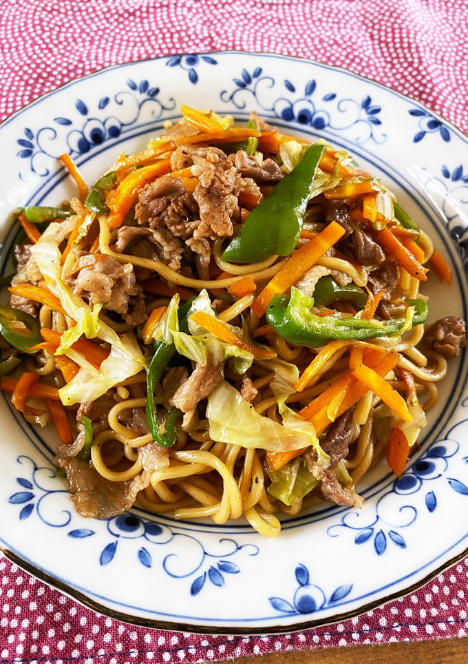 夏休みに簡単♪野菜たっぷり焼きそば♡-レシピのメイン写真