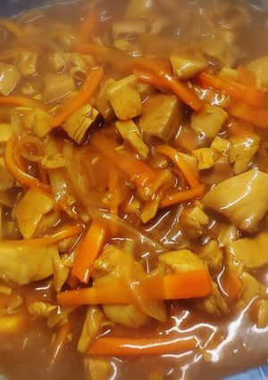 生姜香るマグロカレーのあんかけ豆腐-レシピのメイン写真