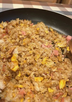 冷凍ごはんでハムと卵のチャーハン-レシピのメイン写真
