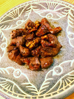 砂肝と胡桃の炒め物-レシピのメイン写真