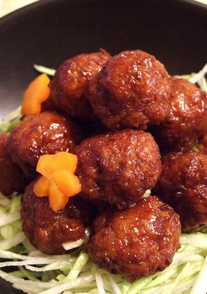 カリっでふんわり★照り焼きミートボール-レシピのメイン写真