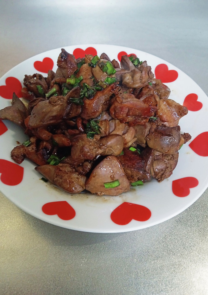 おとんが作る、鳥モツの焼そばソース炒め-レシピのメイン写真