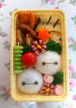 ベイマックス まん丸おにぎり キャラ弁-レシピのメイン写真